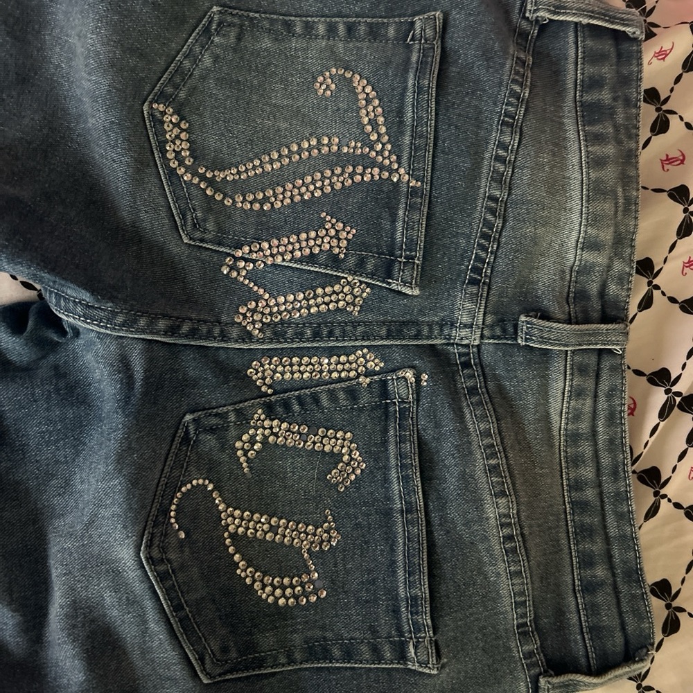 Embellished Blue Jeans